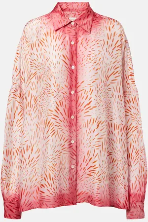 DRIES VAN NOTEN Bedrucktes Hemd aus Seide