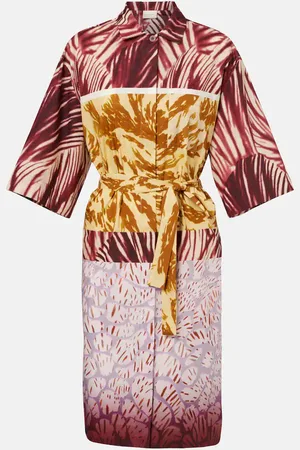DRIES VAN NOTEN Hemdblusenkleid aus Baumwollpopeline