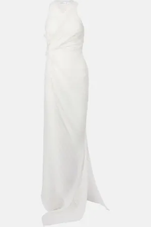 Victoria Beckham Maxikleid aus einem Baumwollgemisch