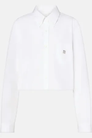 Givenchy Cropped-Hemd aus Baumwollpopeline