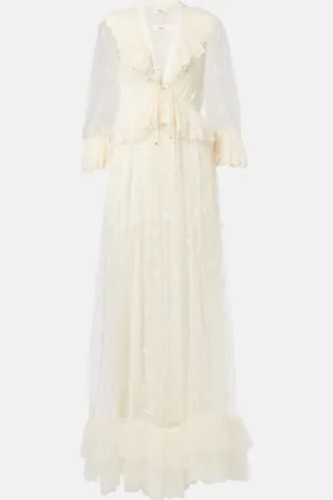 Chloé Chloé Besticktes Maxikleid aus Spitze