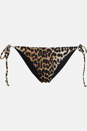 Ganni Bedrucktes Bikini-Höschen