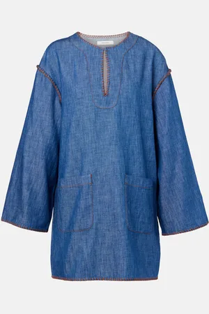 ZIMMERMANN Minikleid Ascension aus Denim