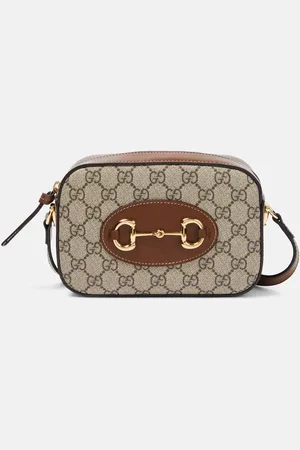 Gucci Schultertasche Horsebit 1955 Small mit Leder