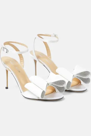 Mach & Mach Verzierte Sandalen Le Cadeau aus Satin
