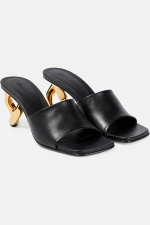 J.W.Anderson Pantoletten Chain aus Leder