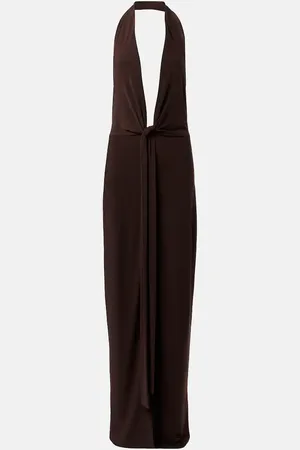 Norma Kamali Maxikleid aus Jersey