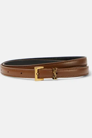 Saint Laurent Gürtel Cassandre aus Leder
