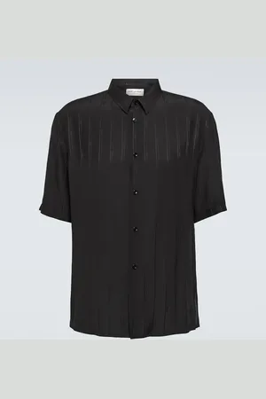 Saint Laurent Hemd Cassandre aus Seide