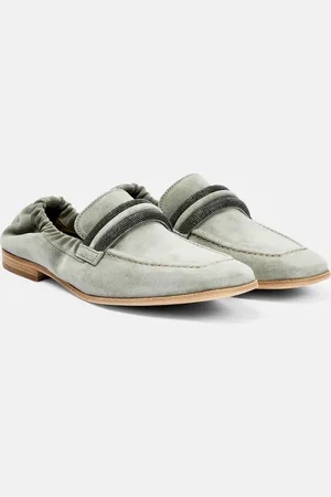 Brunello Cucinelli Loafers aus Veloursleder
