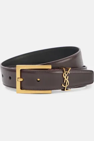 Saint Laurent Gürtel Cassandre aus Leder