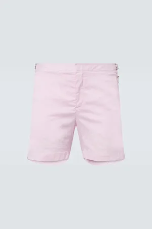Orlebar Brown Badeshorts Bulldog aus Seersucker