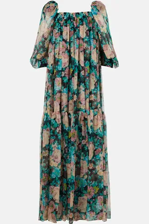 Chloé Chloé Maxikleid aus Seiden-Mousseline