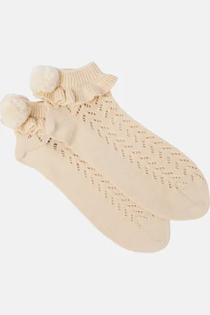 VALENTINO Socken Pompom aus Baumwolle