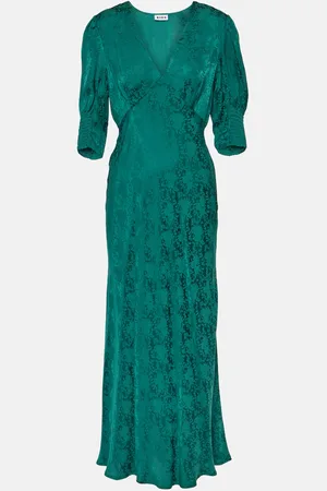 RIXO London Midikleid Zadie aus Crêpe