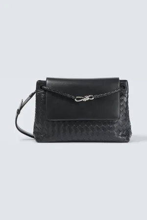 Bottega Veneta Messenger Bag Andiamo aus Leder
