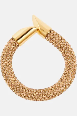 Paco rabanne Armreif Pixel Tube mit Kristallen