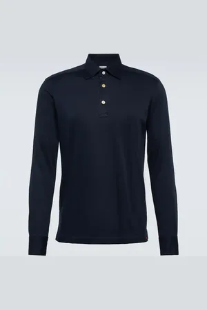 Kiton Polohemd aus Baumwollpopeline