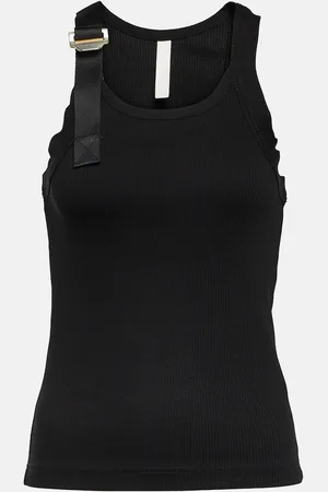 DION LEE Top Safety Slider aus einem Baumwollgemisch