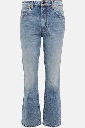 Khaite High-Rise Straight Jeans Vivian