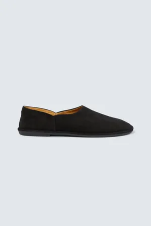 The Row Slip-Ons Canal aus Veloursleder