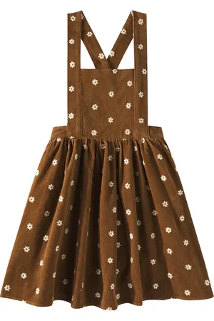Rylee + Cru Kleid Pinafore aus Baumwoll-Cord