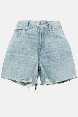 7 for all Mankind High-Rise Jeansshorts Monroe
