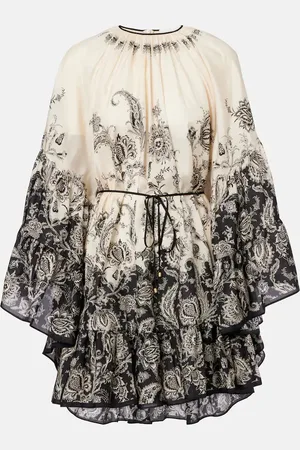 ZIMMERMANN Minikleid Rhiannon aus Seide