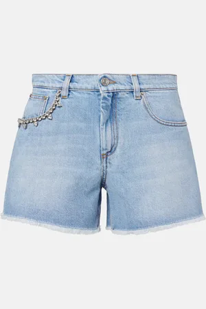 AREA Shorts mit Kristallen