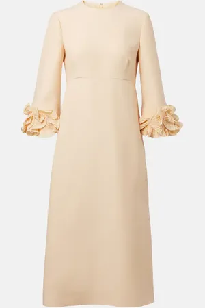 VALENTINO Midikleid aus Crepe Couture