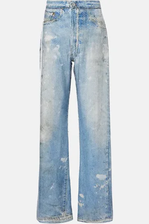 Acne Studios Gerade Hose mit Pailletten