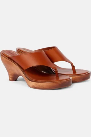 ZIMMERMANN Wedge-Sandalen Wild 95 aus Leder