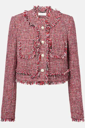 Safiyaa Jacke aus Tweed