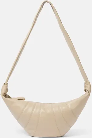 LEMAIRE Schultertasche Croissant Medium aus Leder