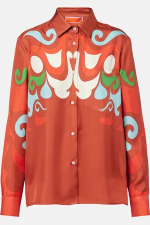 La DoubleJ Hemd Boy aus Seiden-Twill