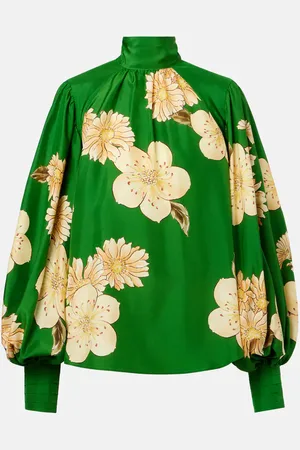 ALÉMAIS Alémais Bluse Sage aus Seide