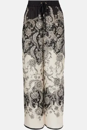 ZIMMERMANN Weite Hose Rhiannon aus Seide