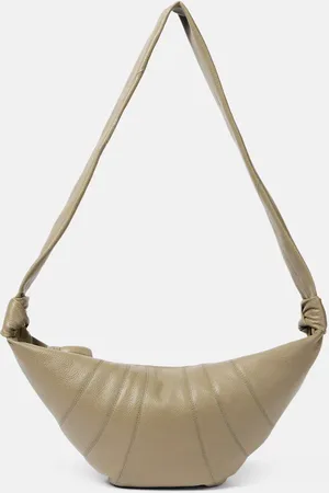 LEMAIRE Schultertasche Croissant Medium aus Leder