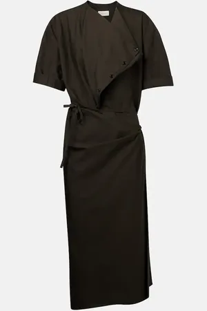 LEMAIRE Hemdblusenkleid aus Baumwolle und Seide