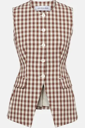 VERONICA BEARD Top Lois aus Seersucker
