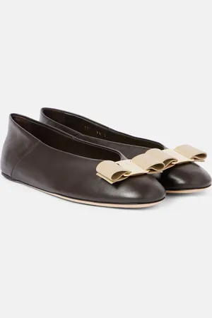 Salvatore Ferragamo Ballerinas Vara aus Leder