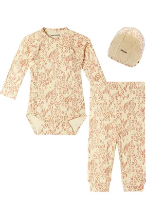 Mini Rodini Baby Set aus Body, Leggings und Mütze