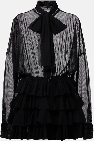 Norma Kamali Minikleid aus Mesh