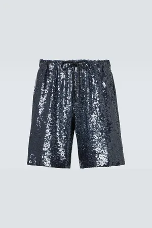 DRIES VAN NOTEN Bermuda-Shorts mit Pailletten