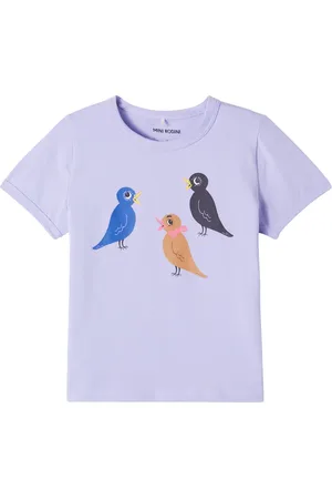 Mini Rodini T-Shirt Birds aus einem Baumwollgemisch