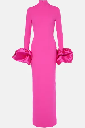 Solace Robe Viviana aus Crêpe mit Satin