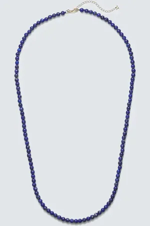 Mateo Halskette aus Lapislazuli mit 14kt Gelbgold