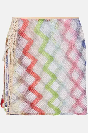 Missoni Minirock aus Häkelstrick