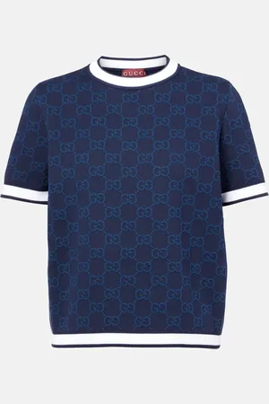 Gucci Top GG aus Baumwoll-Jacquard