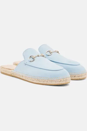 Gucci Espadrille-Slippers Horsebit aus Veloursleder